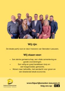Wij zijn; Wij staan voor.
